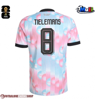Belgie Youri Tielemans #8 Venkovní Dres MS 2026 Krátkým Rukávem